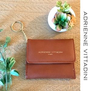 Brown Tan Keychain Small Wallet